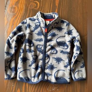 Carter’s Boys Zip Up Dino Fleece Size 4T